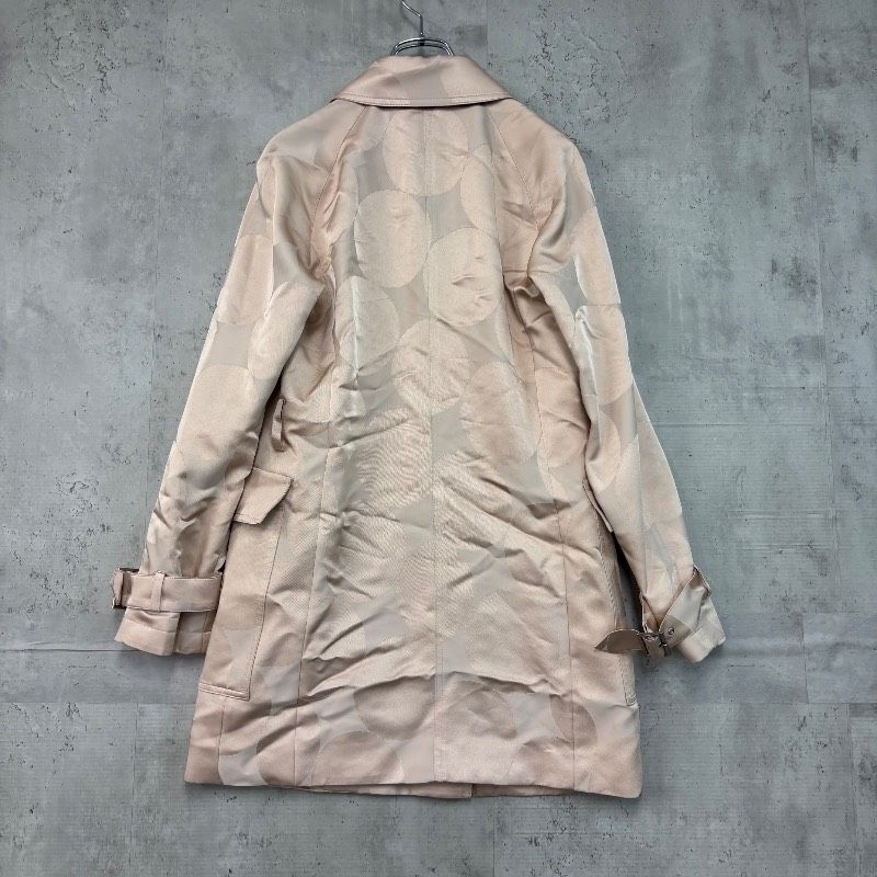 TO BE CHIC トゥービーシック ビッグドット スプリングコート トレンチ