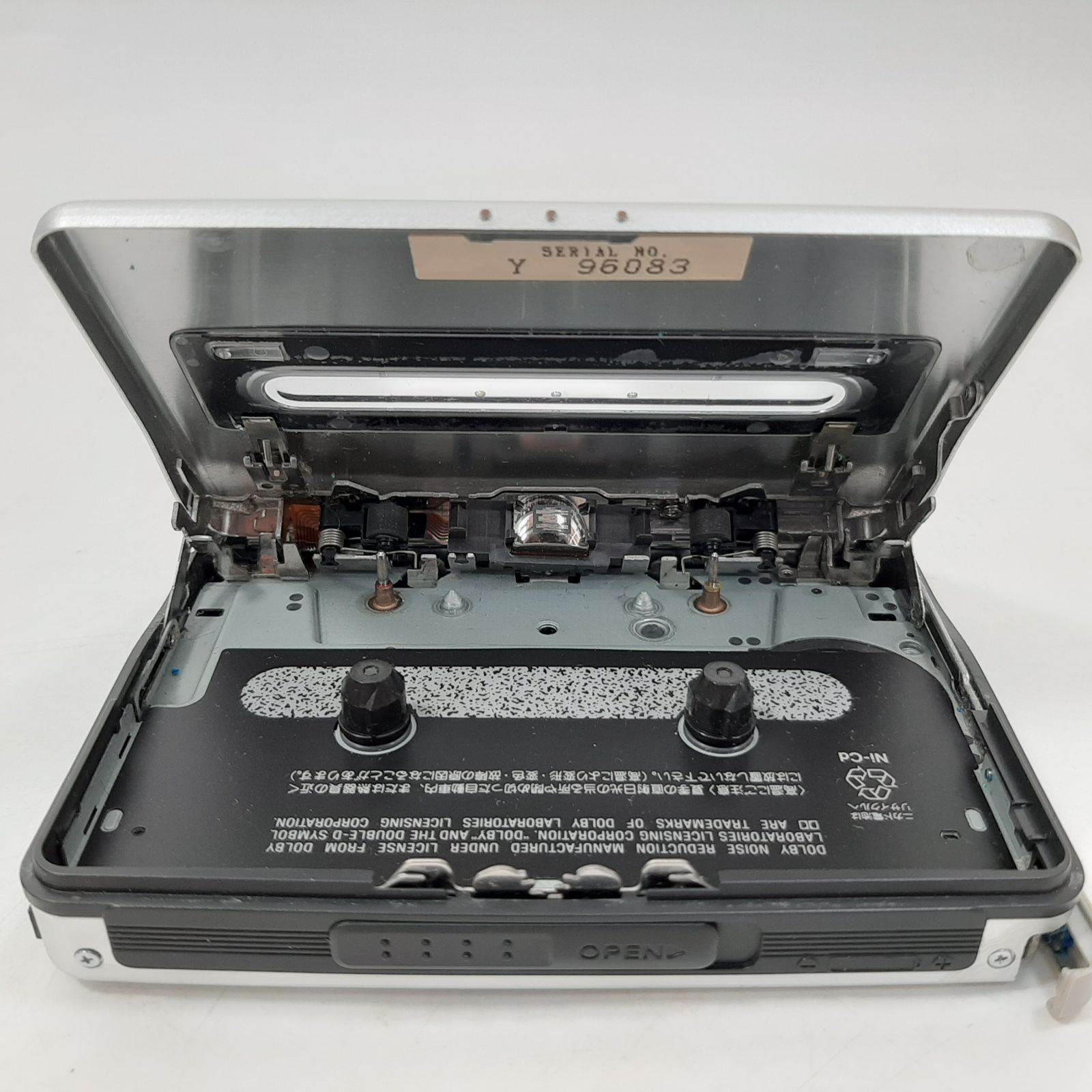 SONY ウォークマン WM-EX677 カセットプレーヤー ジャンク品 電池室青