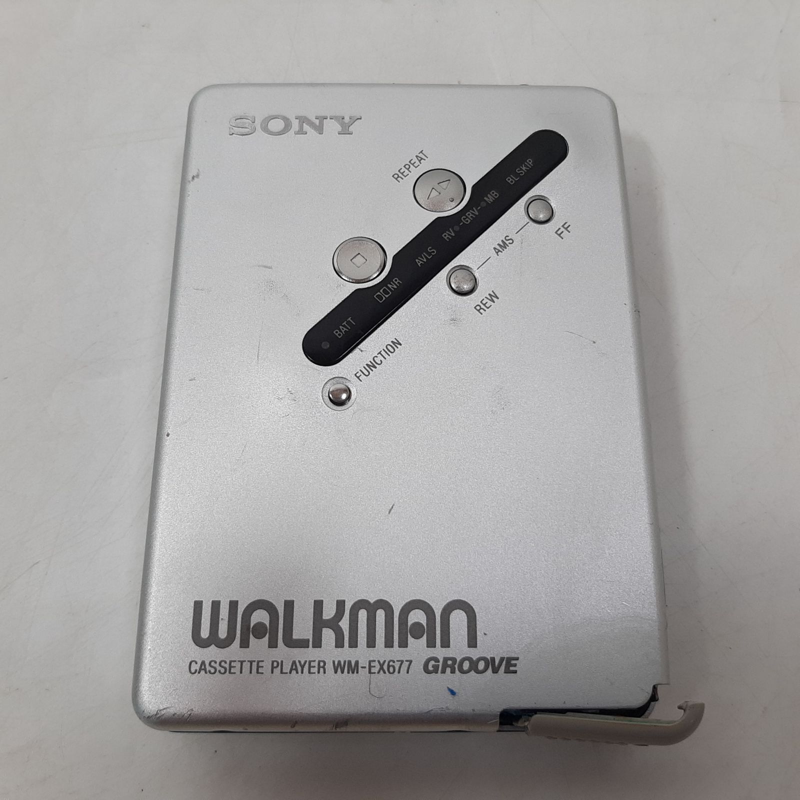 SONY ウォークマン WM-EX677 カセットプレーヤー ジャンク品 電池室青
