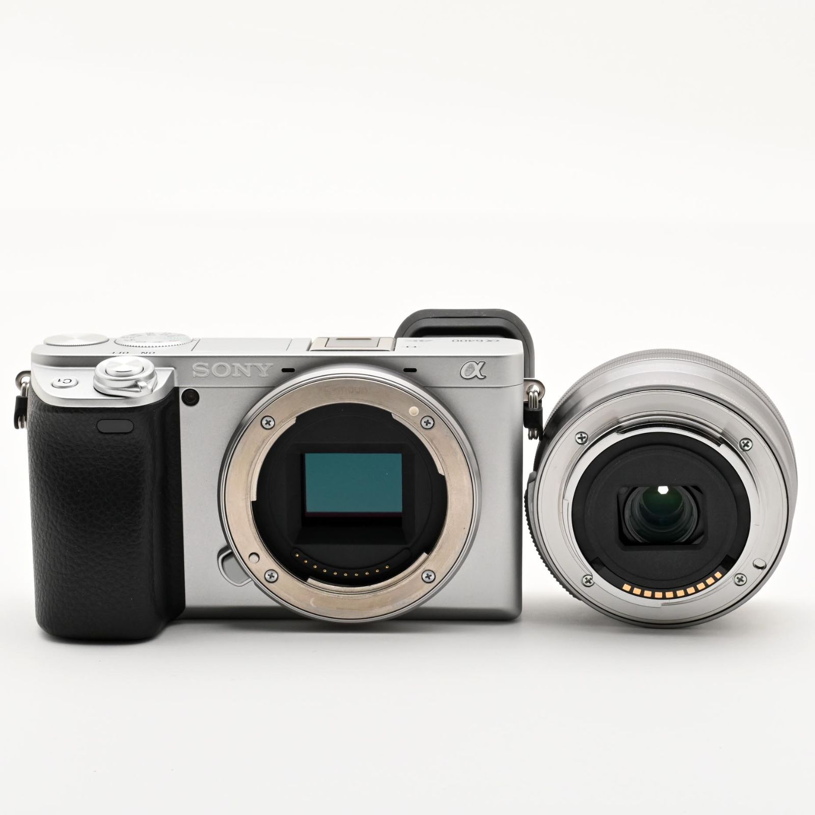 □ 美品 □ ソニー SONY α6400 レンズキット シルバー ILCE-6400L