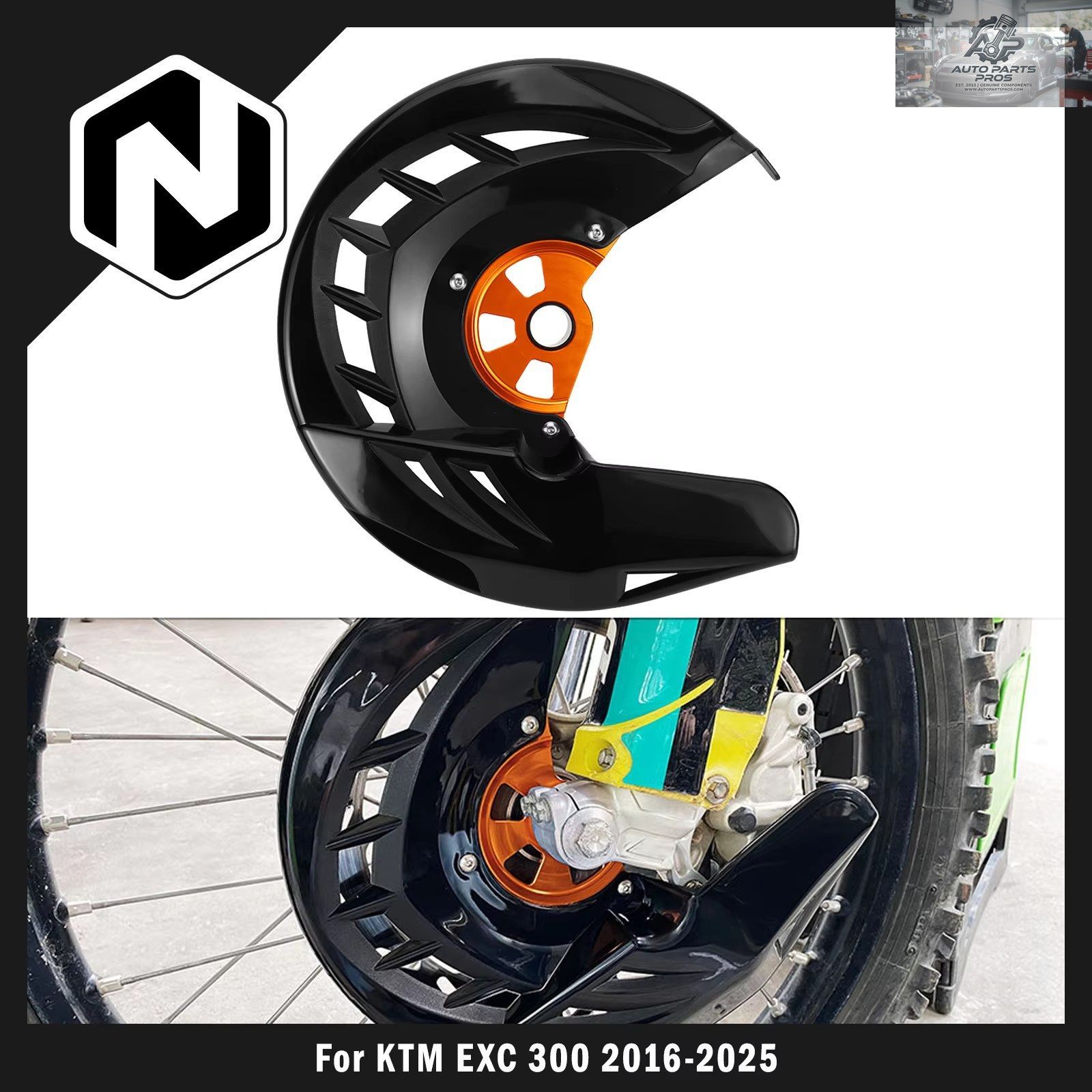 KTM EXC 300 EXC 250 EXCF 350 EXC 450 SX 125 SXF 250 SXF 450 XCW 300 2016-2025 フロントブレーキディスクガード Husqvarna TE 300 11,085円