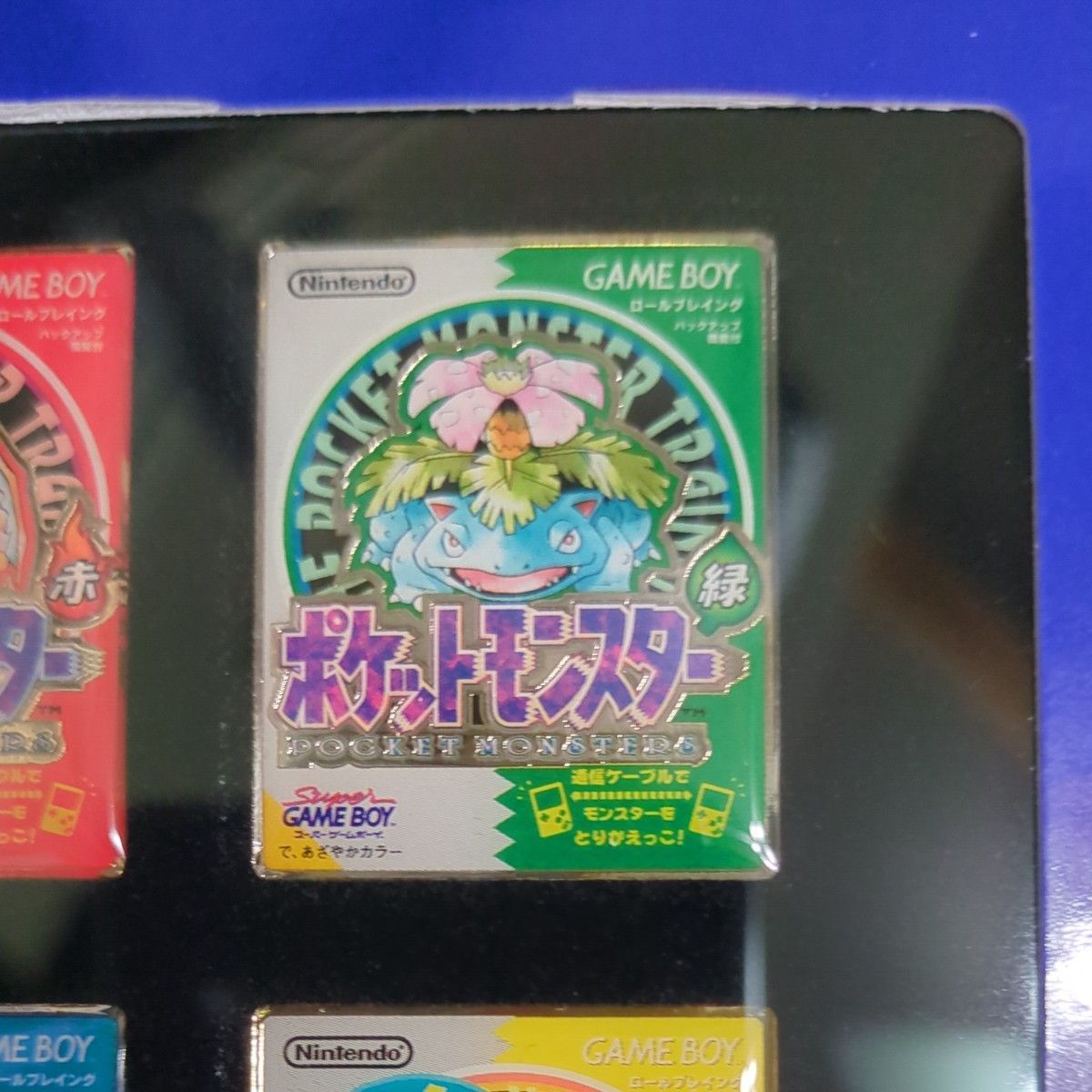 新品】ポケモン初代パッケージ ピンズ4種セット（赤 緑 青 ピカチュウ