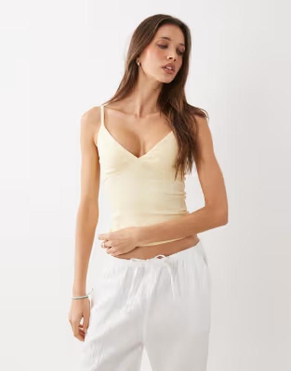 コットンオン レディース トップス シャツ リブ Cotton ribbed camin vanilla glow VANILLA GLOW 6,986円