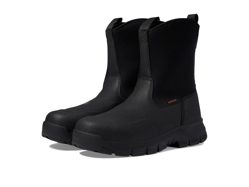カーハート メンズ シューズ ブーツ・レインブーツ Tシャツ Carhartt Kentwood WP 9 Steel Toe Wellington Black Coated Le ブラック 33,020円