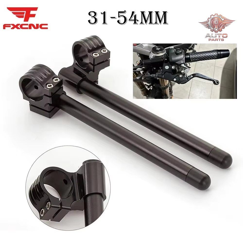 31 33 35 36 37 41 43 45 46 47 48 50 51 52 53 54 MM ライズドライザークランプ オートバイハンドルバー ハンドルバー クリップオン