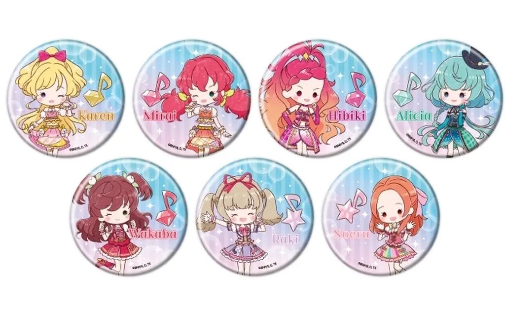アイカツ　グラフアート　缶バッジ　まとめ売り ※未コンプ 新品】バッジ・ビンズ 【ボックス】缶バッジ アイカツフレンズ!＆アイ