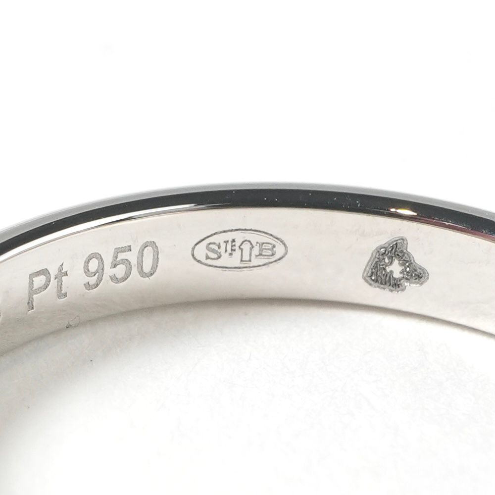 ブシュロン BOUCHERON ゴドロン GODRON リング 指輪 Pt950 銀 プラチナ