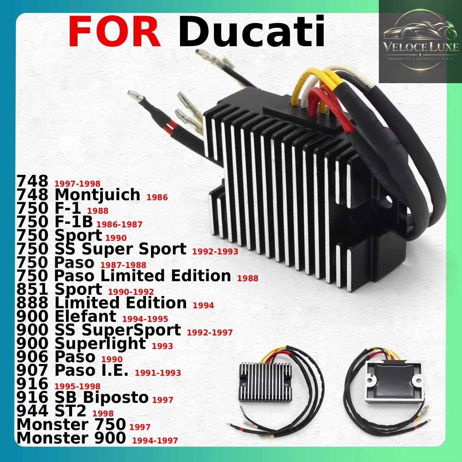 オートバイ電圧レギュレーター整流器 Ducati 748 Montjuich 888 Limited Edition 916 SB Biposto 750 F-1 F-1B Paso Sport