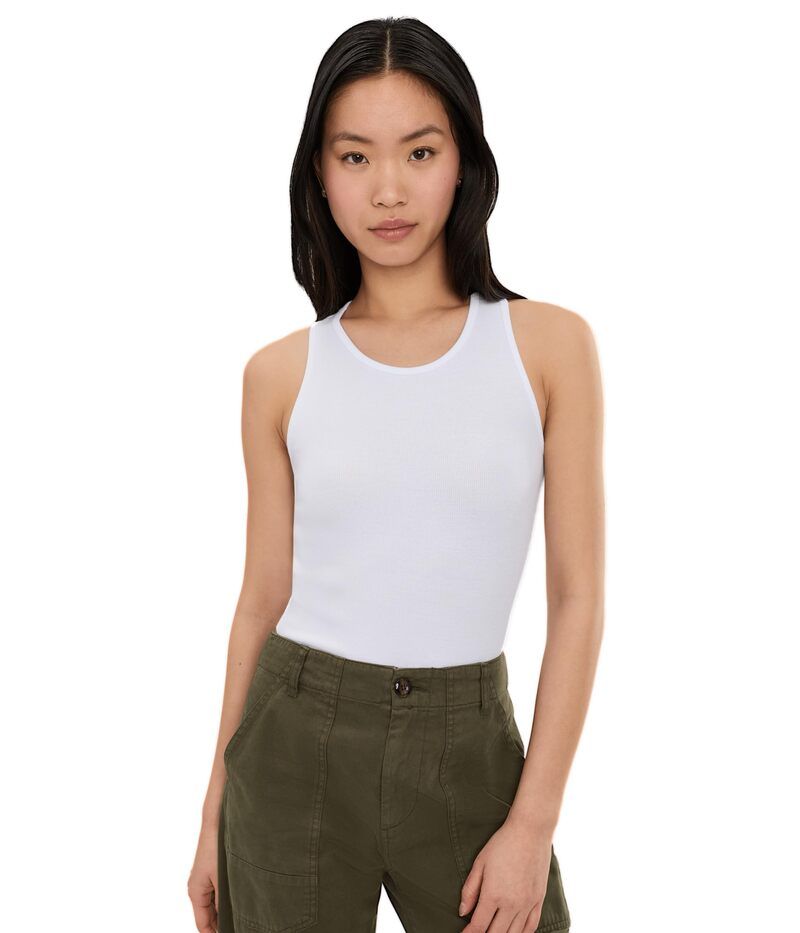 コマンドー レディース トップス シャツ Commando BTB Rib Tank White ホワイト 17,626円