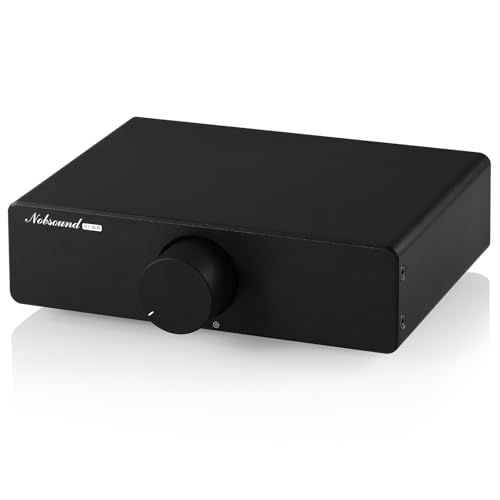 Nobsound V1XLR HIFI パッシブ ボリュームコントローラー： XLR バランス入出力 ALPS 4連 ポテンショメーター 無源 低歪み 高純度アルミ筐体 録音室監聽対応 オーディオマニア向けt b60c3ea3