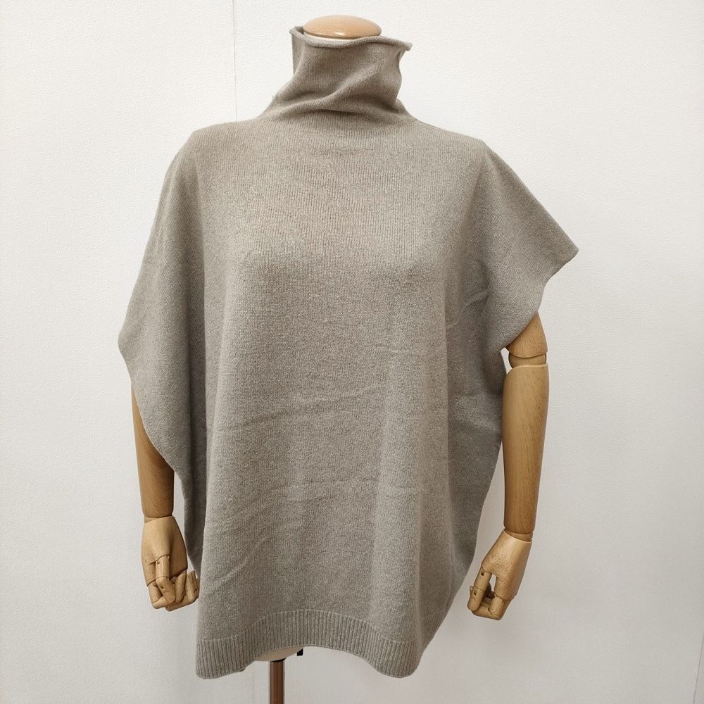 evam eva wool sable poncho ウールセーブルニットポンチョ V243K916