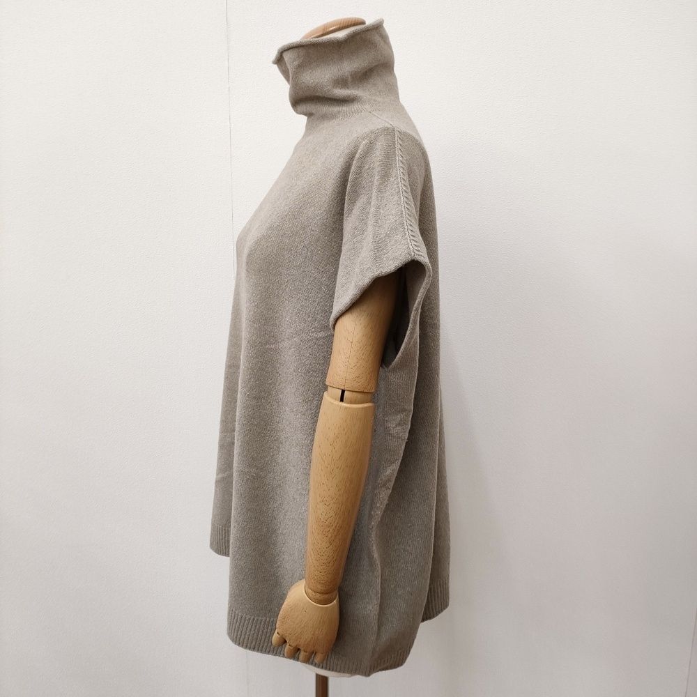 evam eva wool sable poncho ウールセーブルニットポンチョ V243K916