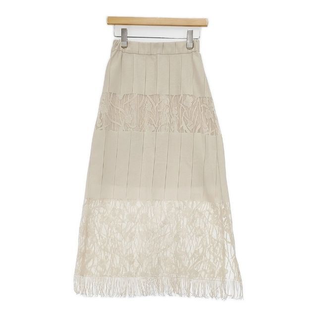 AMERI FLOWER BORDER LACE SKIRT 01210950340 フラワーボーダーレース AMERI FLOWER BORDER LACE SKIRT 01210950340 フラワーボーダーレース