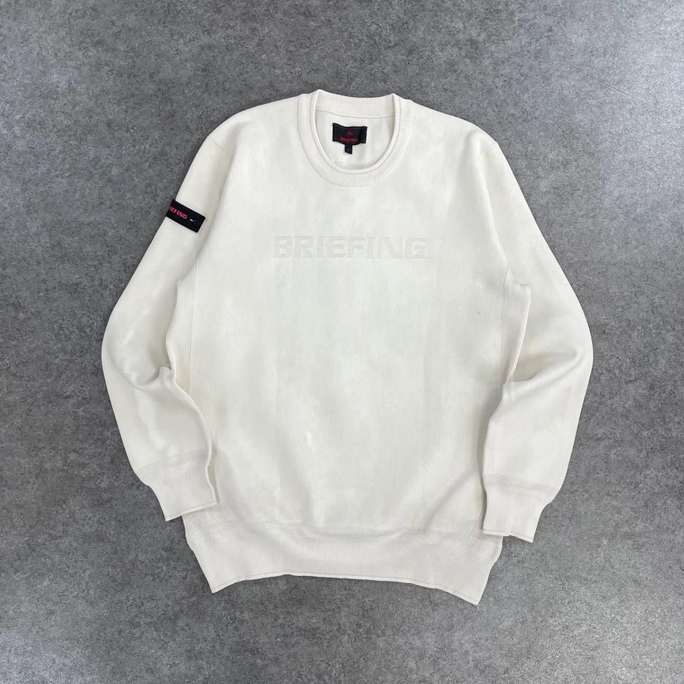 BRIEFING MENS WR CREW NECK KNIT ブリーフィング ゴルフウェア クルー