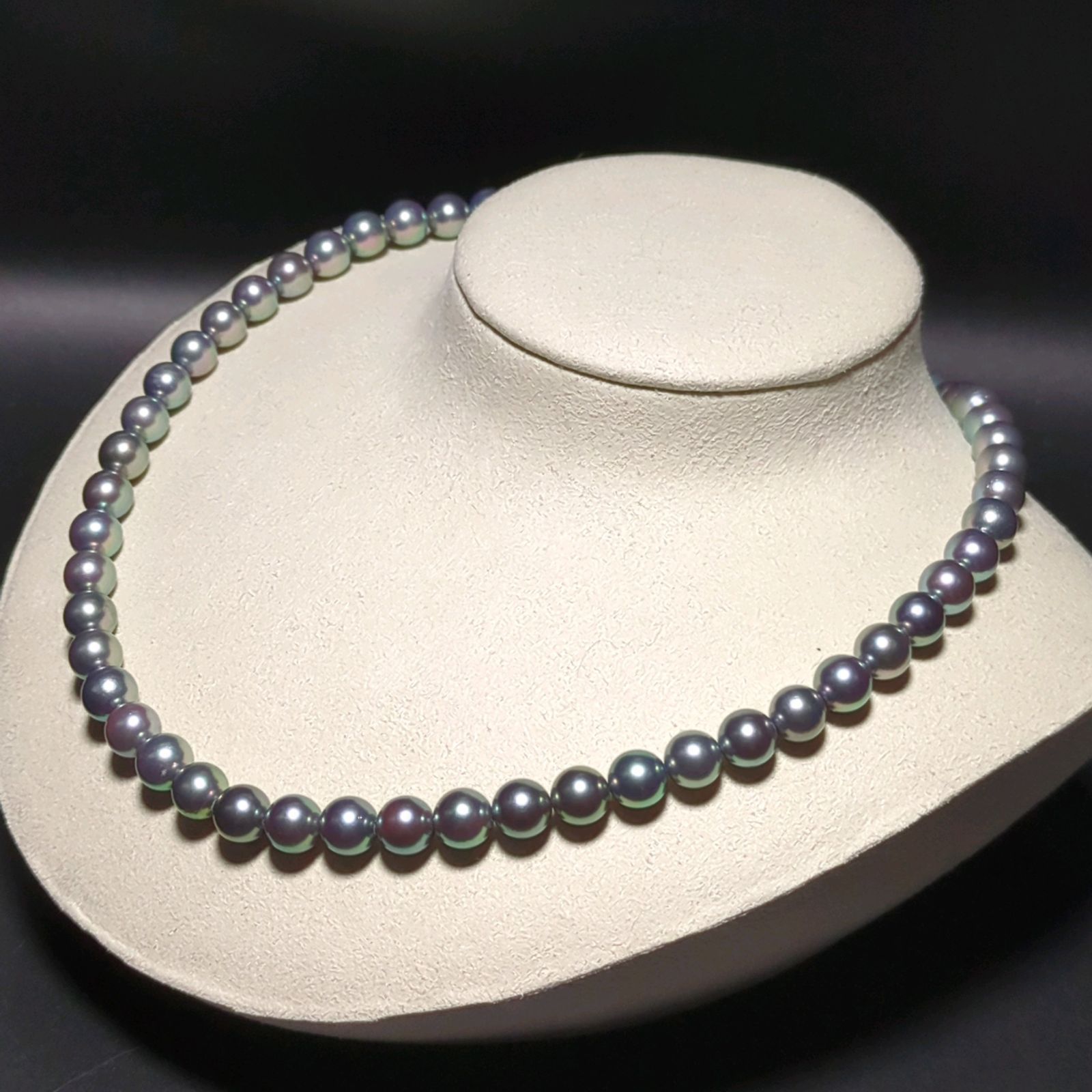 Ezbuy様 ジュエリーマキ◎あこや真珠 パールネックレス 7.5-8.0mm ジュエリーマキ】あこや真珠 ネックレス 約8.0-8.5mm ソーティング付き