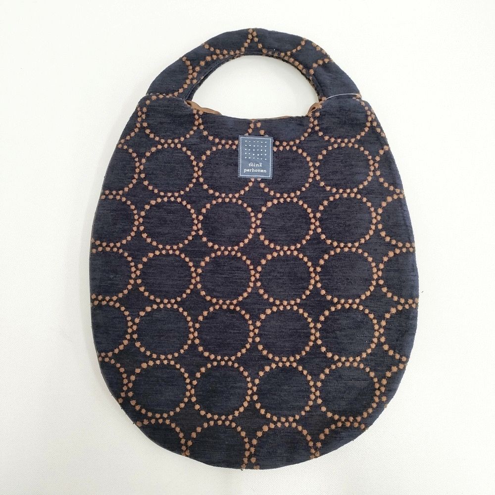 mina perhonen tambourine エッグバッグ e794 刺繍 トートバッグ