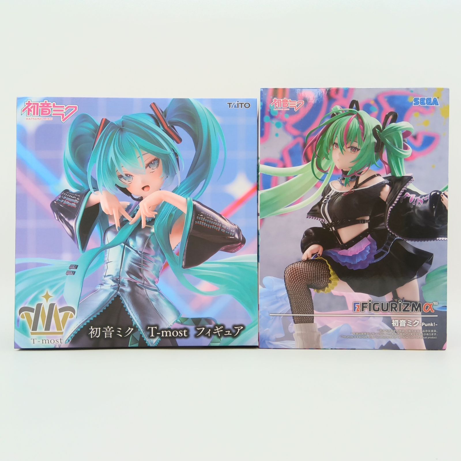 【新品未開封】美少女系　フィギュア　初音ミク　T-most　まとめ売り 未開封】 初音ミク フィギュア 2体セット まとめ売り タイトー T-most