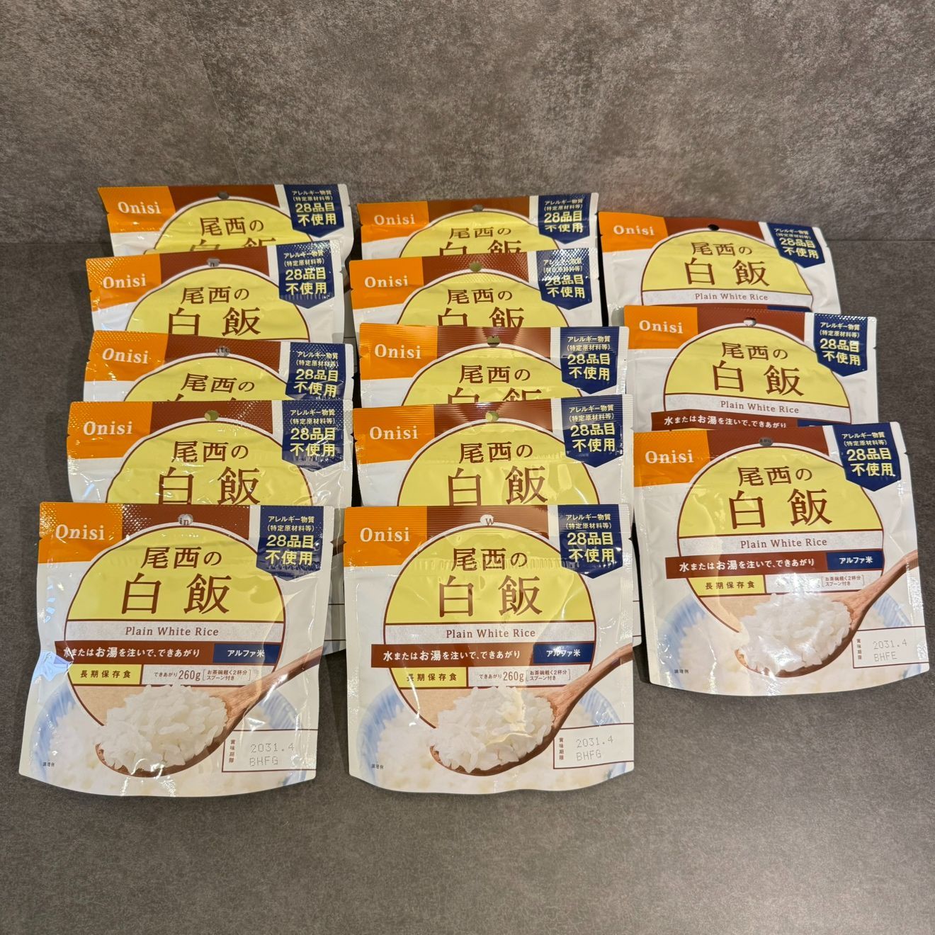 尾西食品 アルファ米 白飯 1袋 長期保存食 尾西の白飯 13個セット アルファ米 長期保存食 - メルカリ