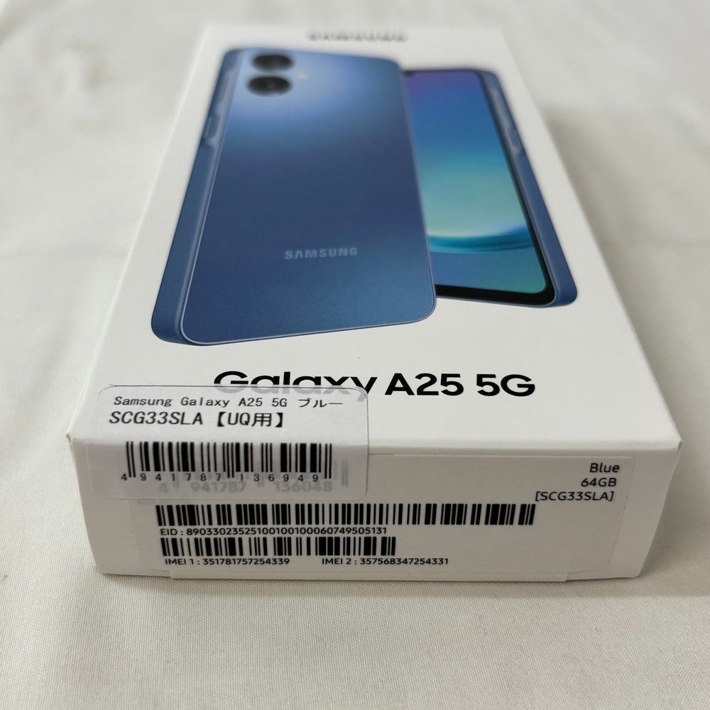 SAMSUNG Galaxy A25 5G 64GB ブルー 新品 - メルカリ