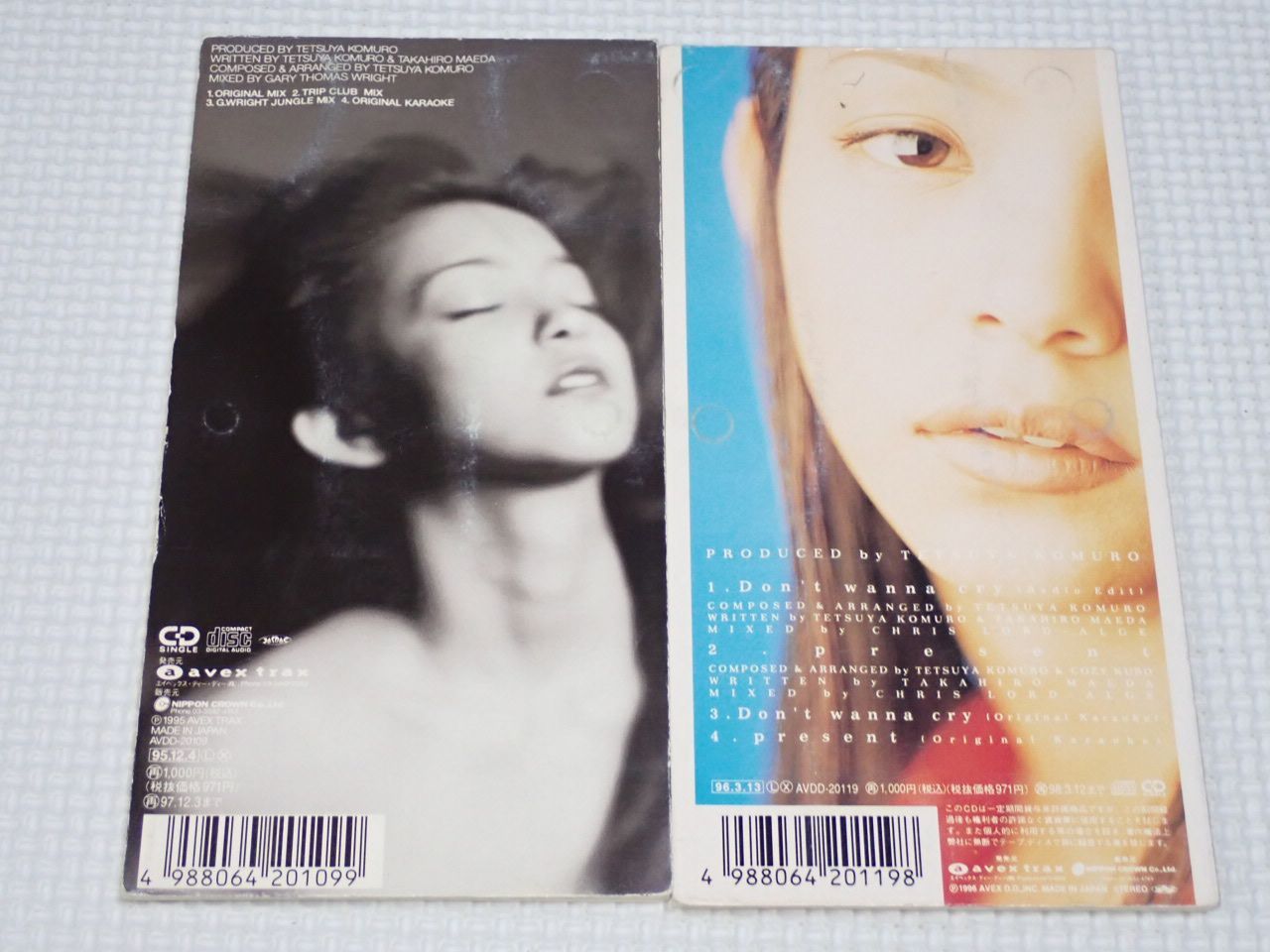 CD☆安室奈美恵 Don't wanna cry/present 8cm (おまけ Chase the