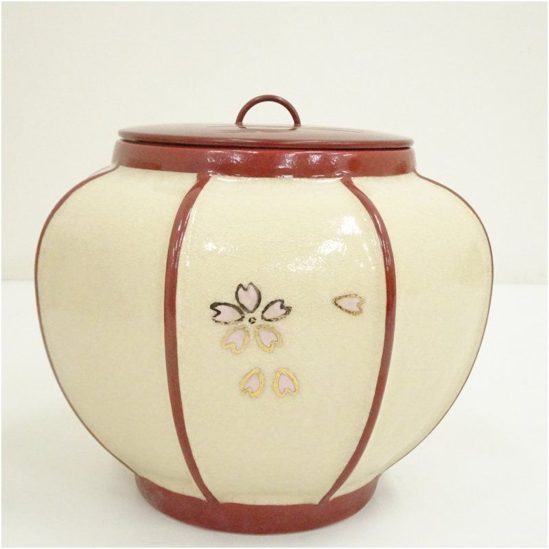 瑞豊作 ぼんぼり水指 茶道具 共箱 陶器 瑞豊造 ぼんぼり水指（共箱） 水指し 茶道 茶道具 おしゃれ 水差し