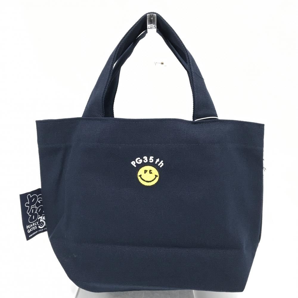 希少35周年PEARLY GATES カートバッグ ネイビー 未使用品】パーリーゲイツ カートバッグ ネイビー×白 ノベルティ 35