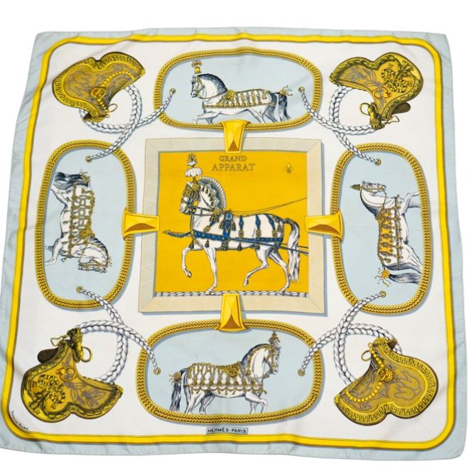 HERMES エルメス カレ 90 GRAND APPARAT グランアパラ グラン アパラ