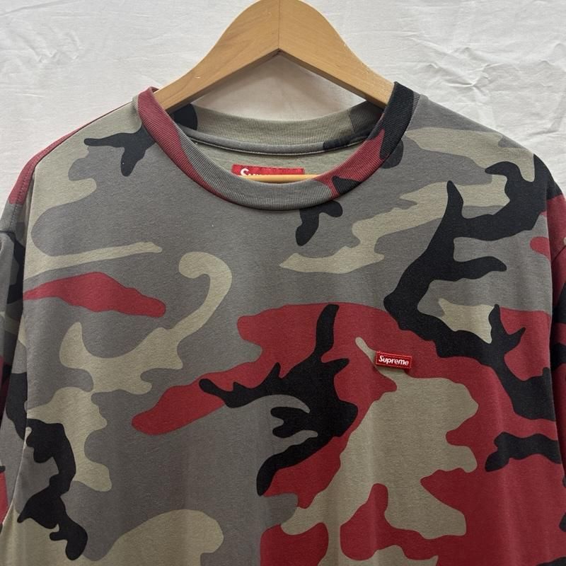 シュプリーム 26SS Small Box Tee Red Camo スモールボックスロゴ