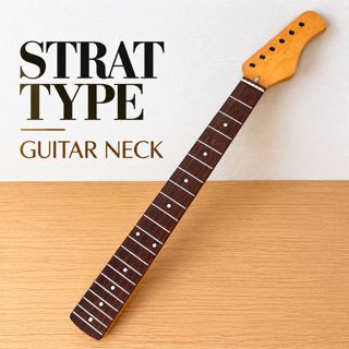 ストラトタイプ ギターネック 21F ラージヘッド ローズ指板 ② - メルカリ