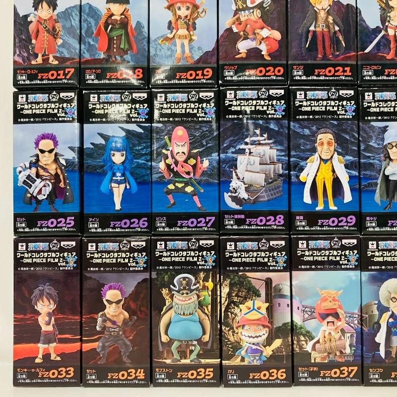 【未開封】ワンピース ワールドコレクタブルフィギュア FILM Z まとめ売り 未開封】 ワンピース ワールドコレクタブルフィギュア FILM Z Vol.1 3