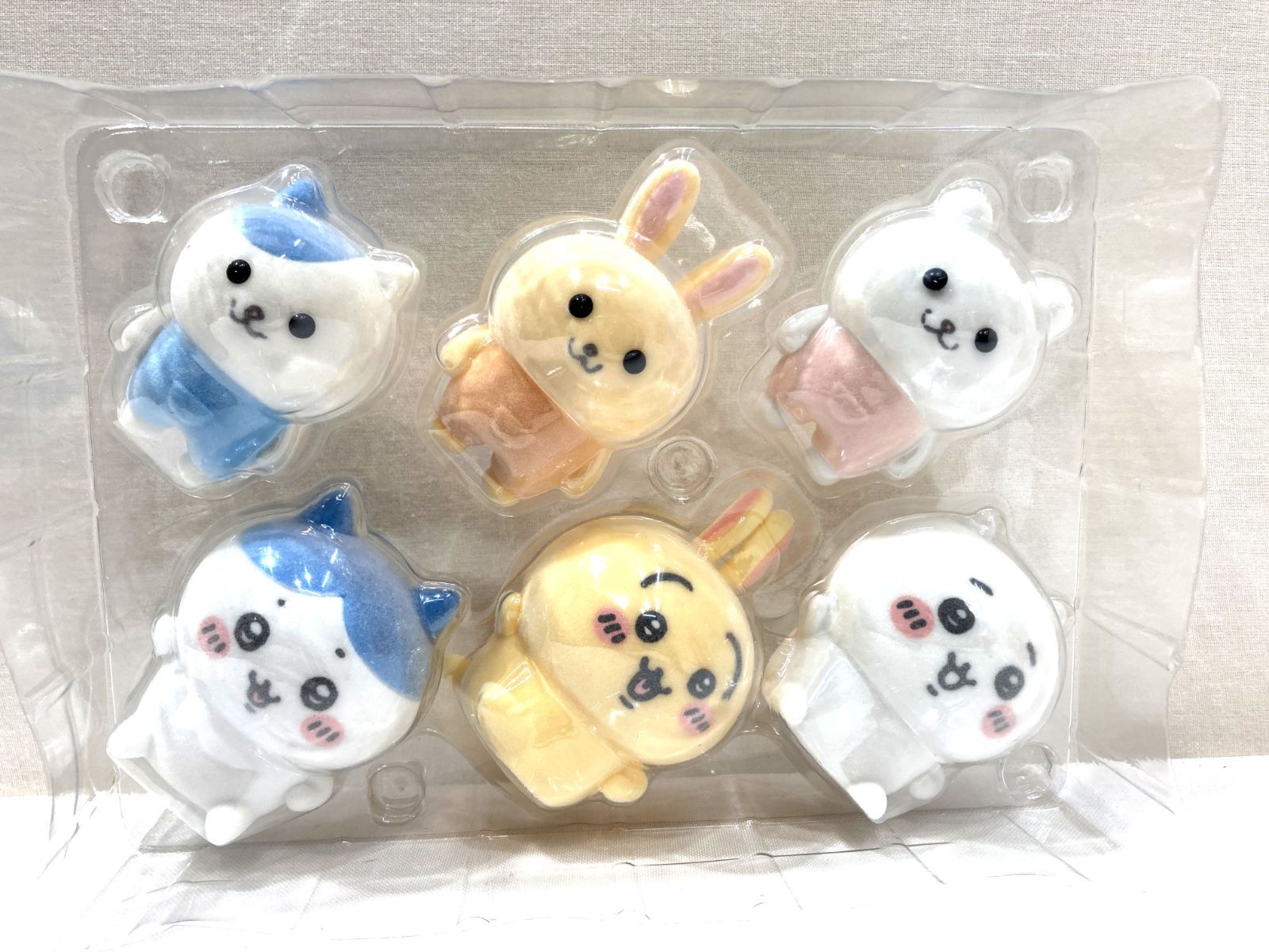 高松30-0071] ちいかわ フロッキーフィギュア 6体セット初回限定特典