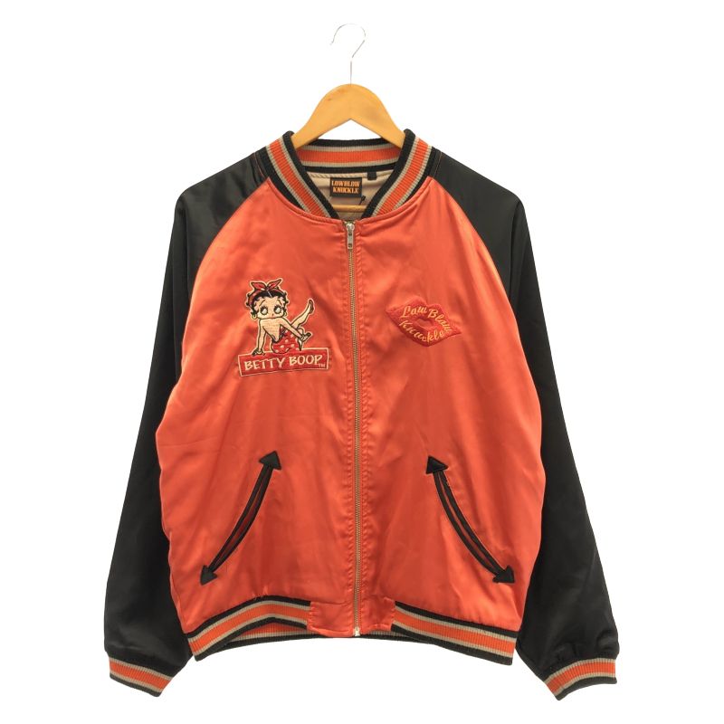 中古】LOWBLOW KNUCKLE BETTYBOOP L オレンジ ローブローナックル
