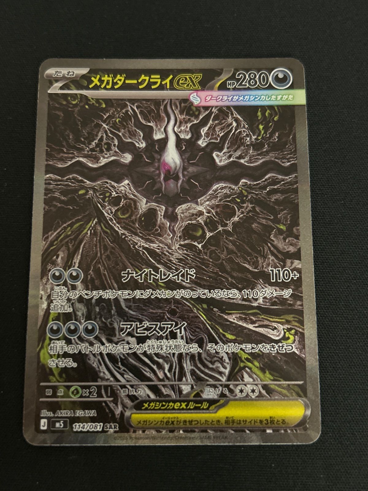 広店】ポケモンカード メガダークライex 114/081 SAR【362-6006