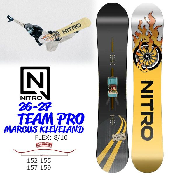 26-27 NITRO TEAM PRO MARCUS KLEVELAND スノーボード ナイトロ