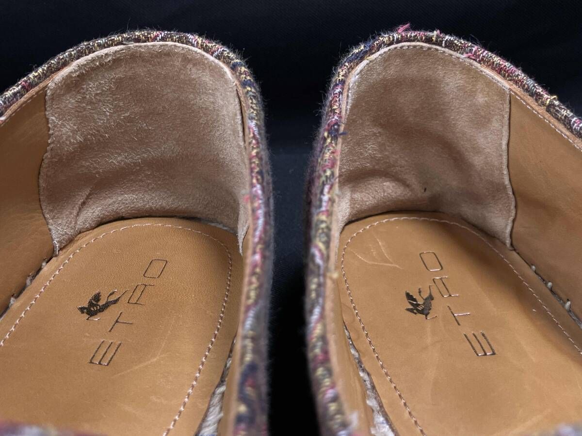 ETRO エトロ エスパドリーユ スリッポン ペイズリー サイズ39 スペイン