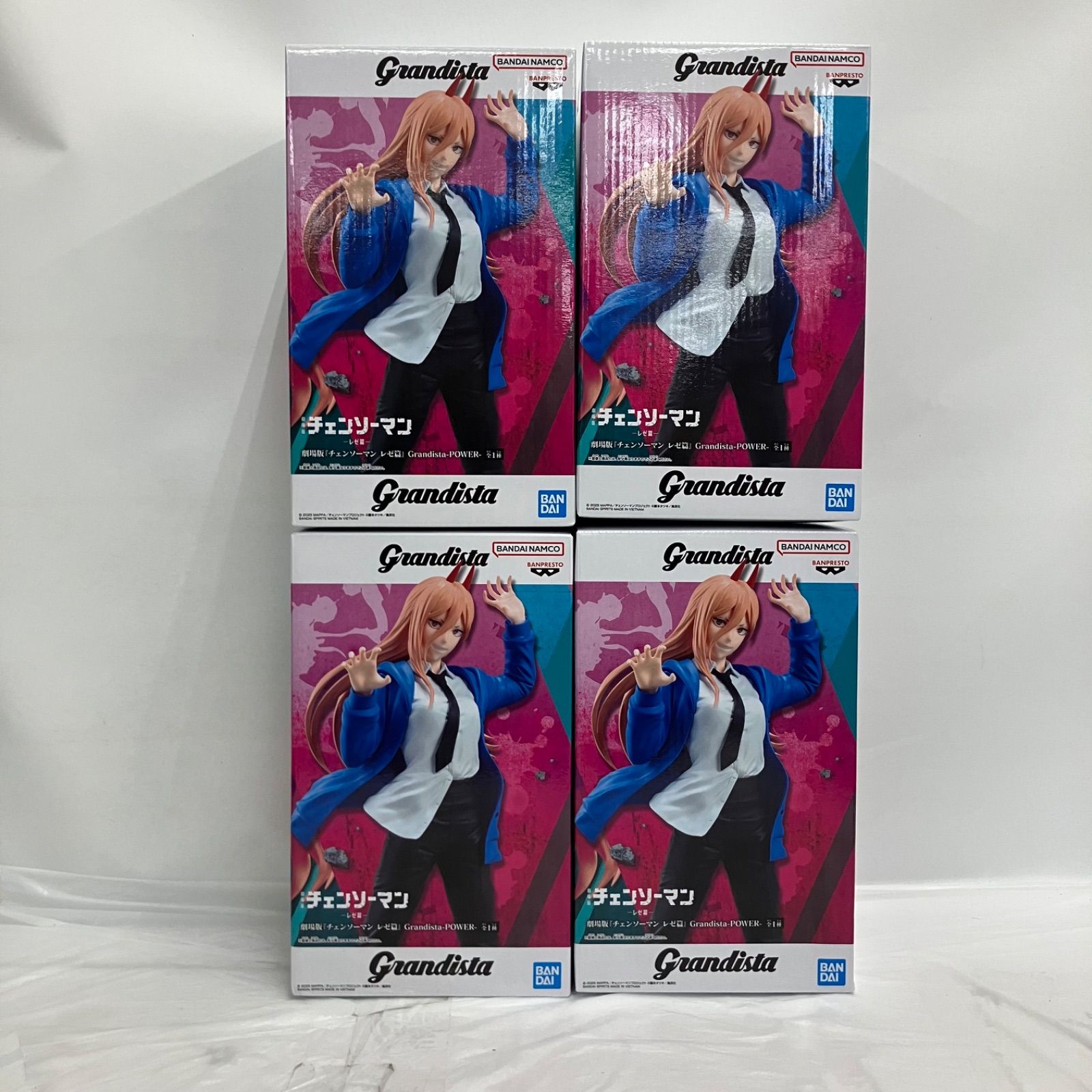 未開封 チェンソーマン Grandista フィギュア パワー 4個セット LF9H75
