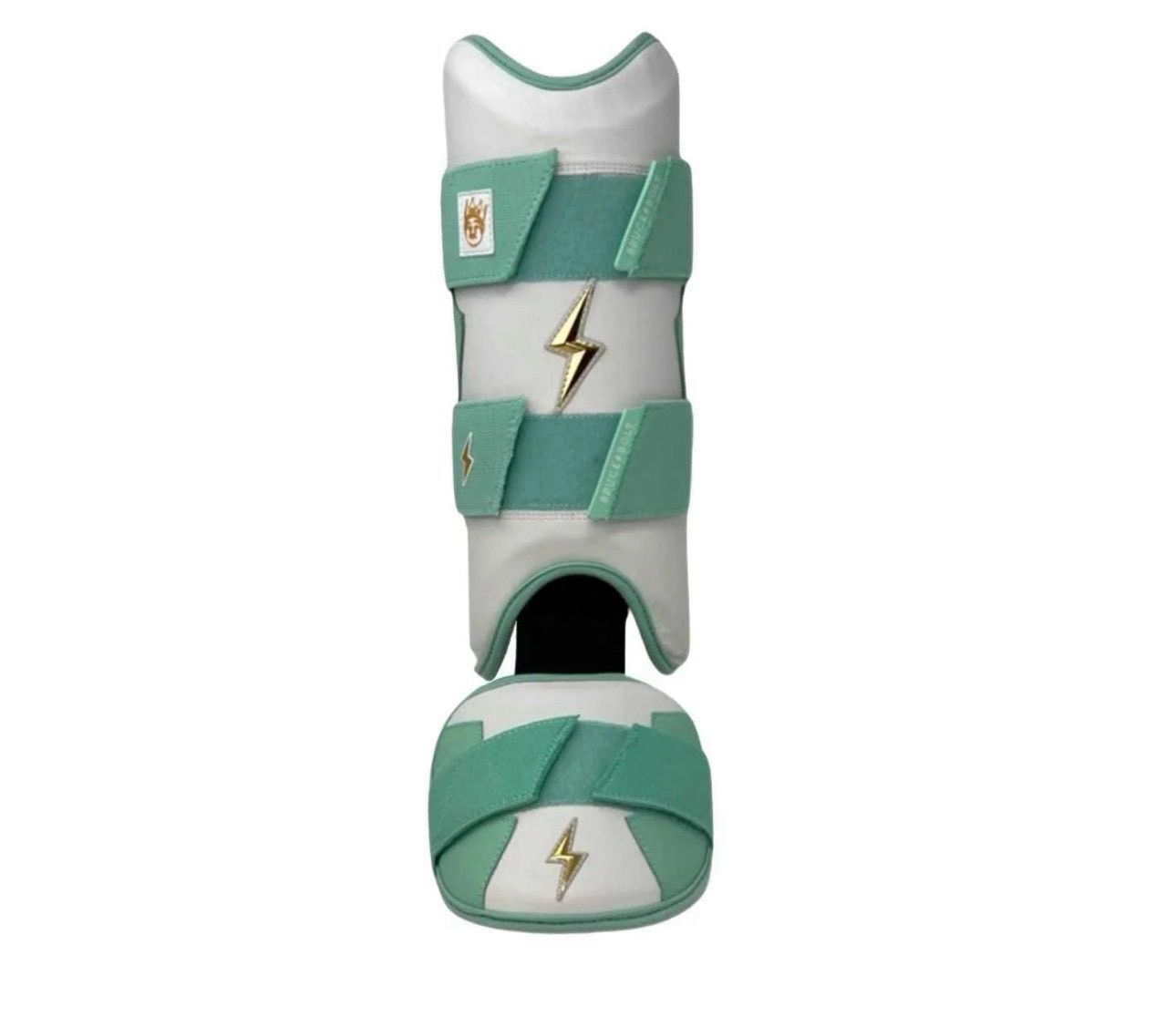 BRUCE BOLT/ブルースボルト King of JUCO Creator Series Leg Guard - White/Mint Leg Guard レッグガード 野球 打者用