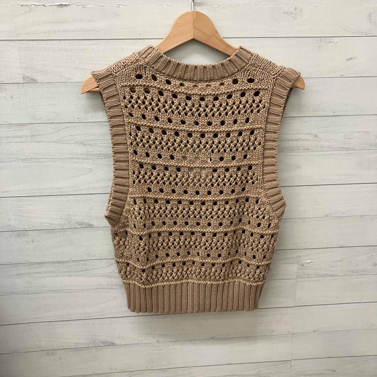 GANNI ガニー ベスト Cotton Rope Short Vest K2166 レディース M