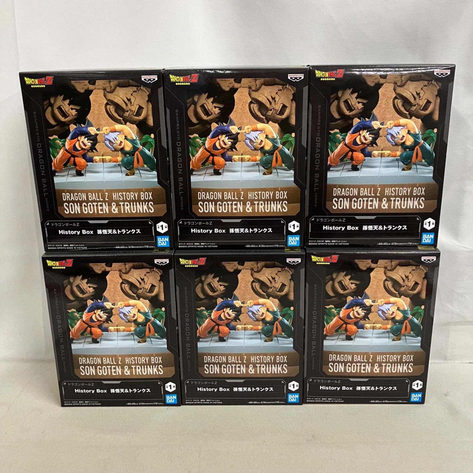 ドラゴンボール BOX 6個 まとめ売り 未開封 ドラゴンボールZ History Box 孫悟天＆トランクス フィギュア