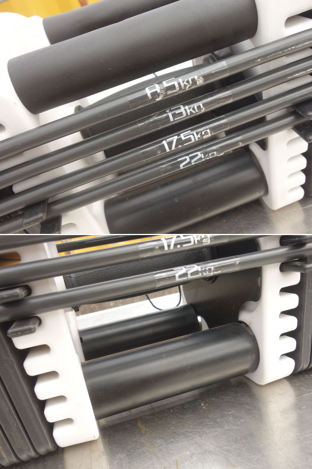 中古】M▽フィールドア FIELDOOR 可変式 クイックダンベル 22kg 2個