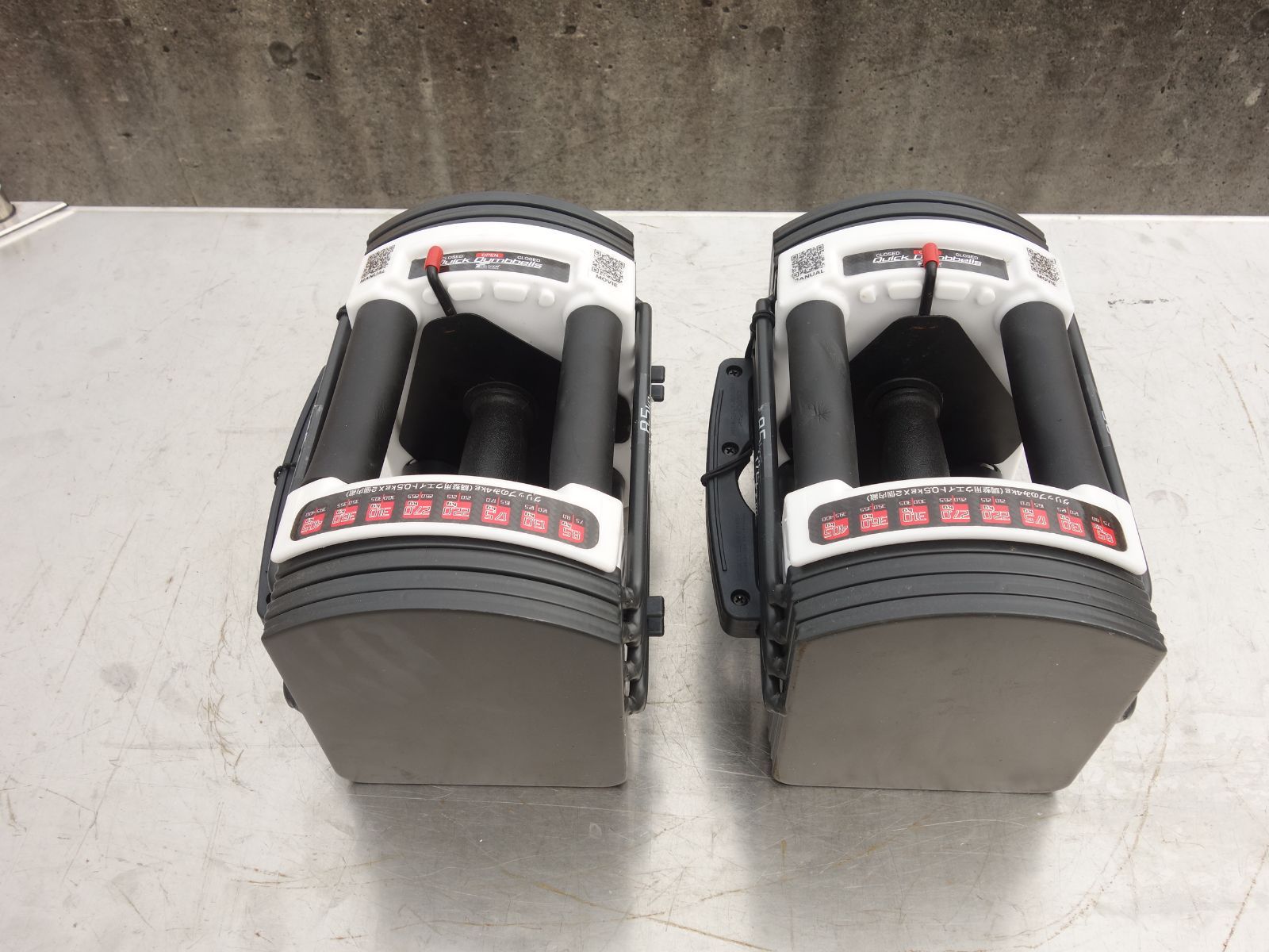 中古】M▽フィールドア FIELDOOR 可変式 クイックダンベル 22kg 2個