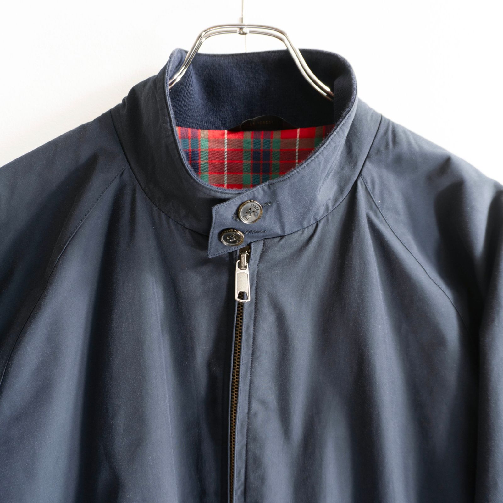 極美品☆BARACUTA G9 スウィングトップ ハリントンジャケット　ネイビー 美品/ビッグサイズ】 BARACUTA 【G9 スウィングトップ ハリントン
