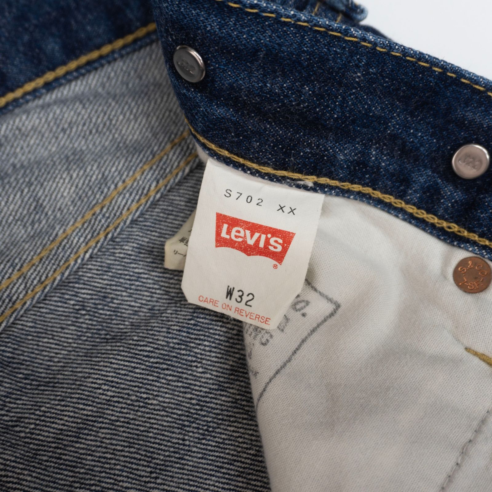 雰囲気抜群】 LEVI'S 【 S702XX デニムパンツ 】32×36 旧日本製