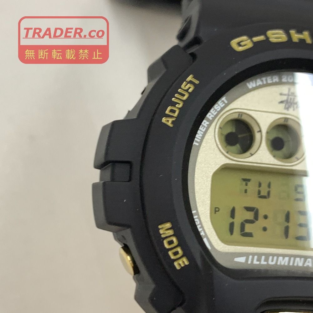 G-SHOCK DW-6900 Stussy 25周年記念　ステューシー 04w7844▽※【中古】STUSSY ステューシー CASIO G-SHOCK カシオ ジー