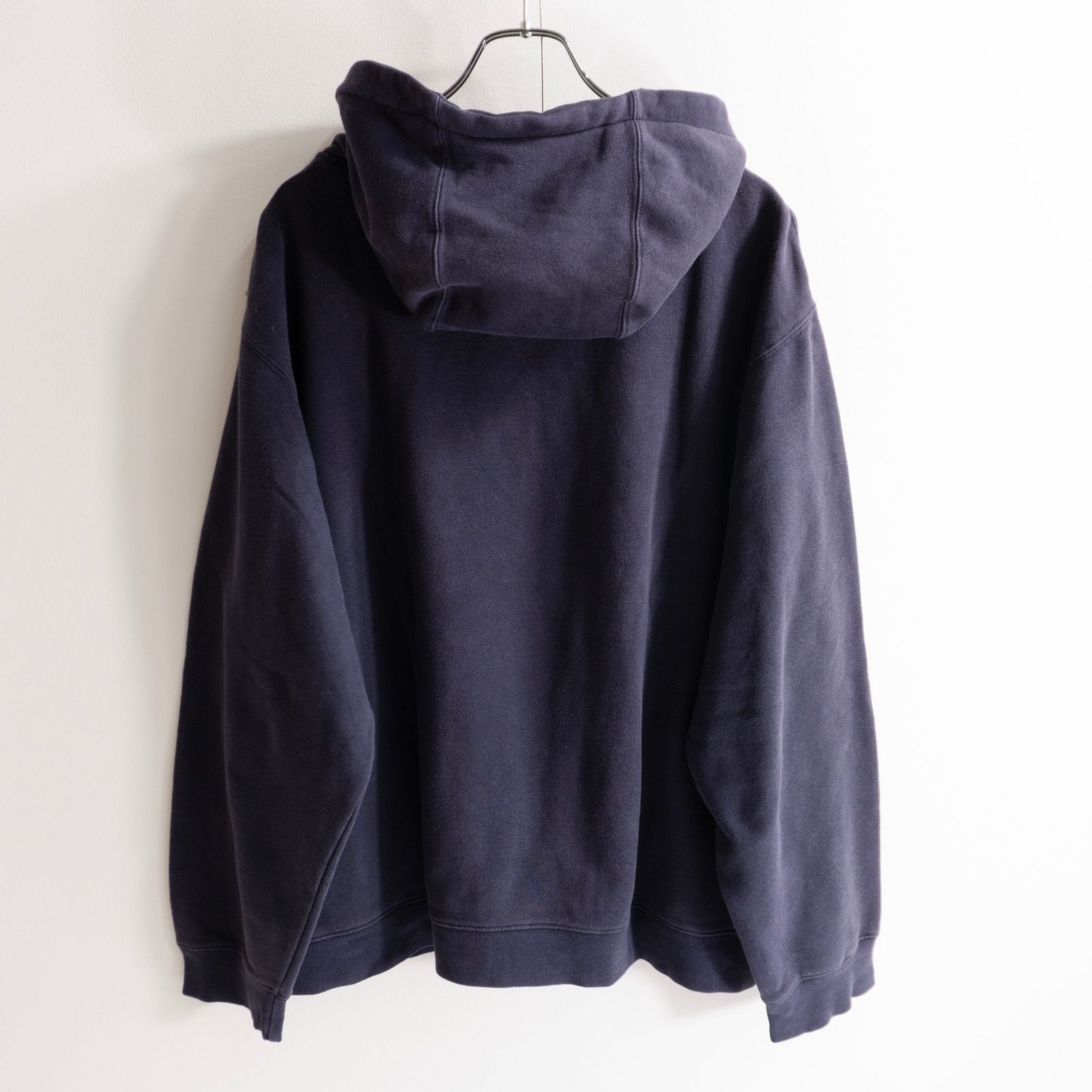 90s】OLD STUSSY【ハーフジップ プルオーバー パーカー】L