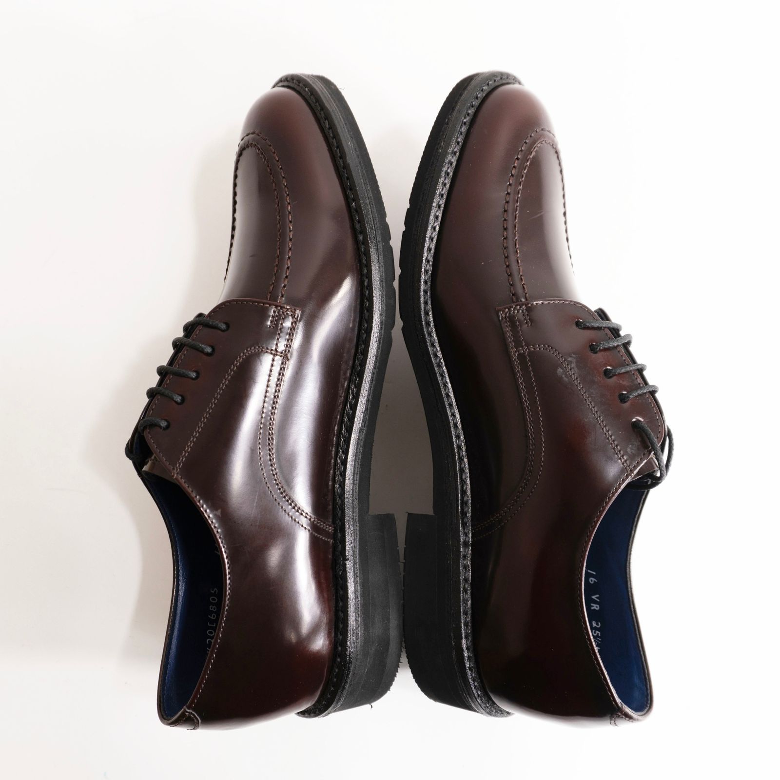 試着程度の美品】REGAL【Uチップ レザーシューズ】25.5 リーガル 革靴
