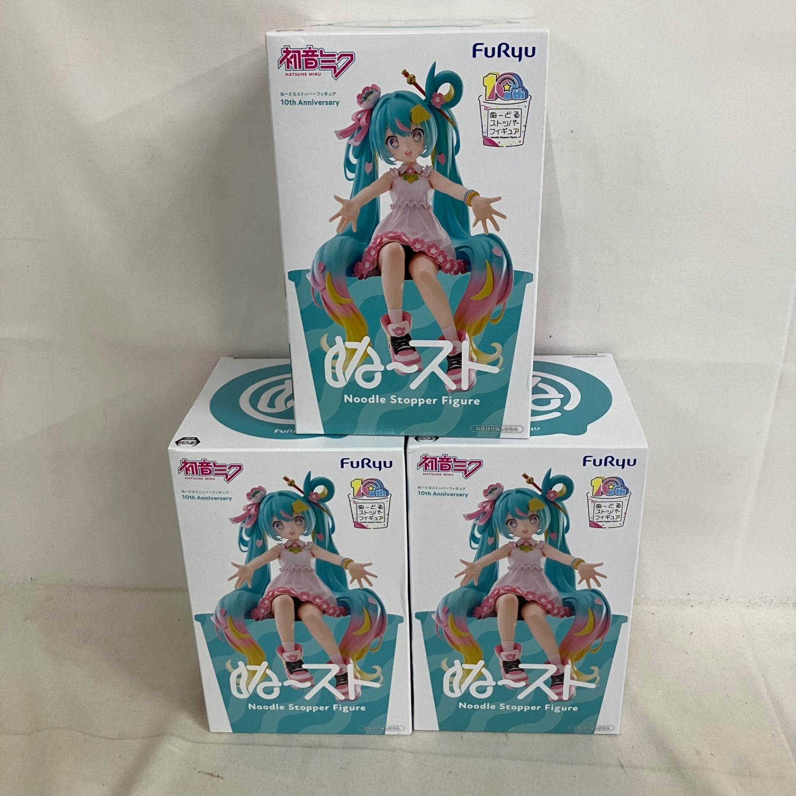 色んな初音ミクセット　フィギュア　10体セット　3rd season ぬースト 未開封 初音ミク 10th Anniversary ぬースト フィギュア 3個セット