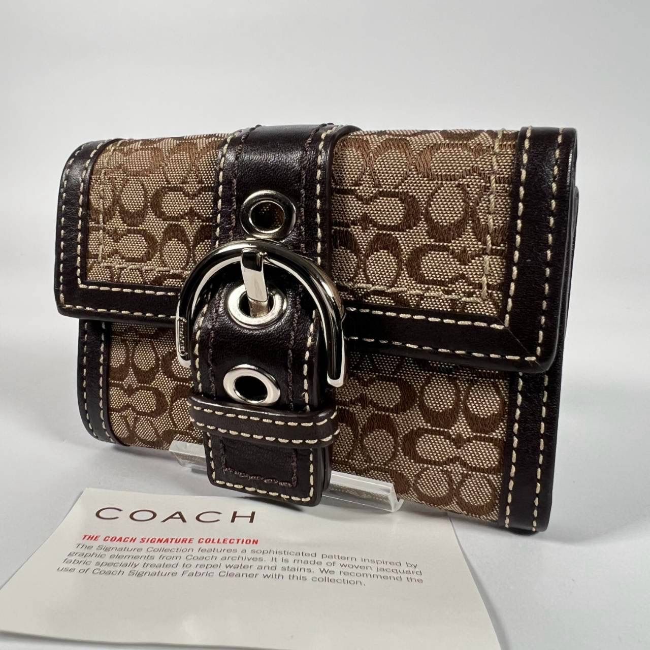 S-53 COACH コーチ ソーホー 財布 コンパクトウォレット シグネチャー