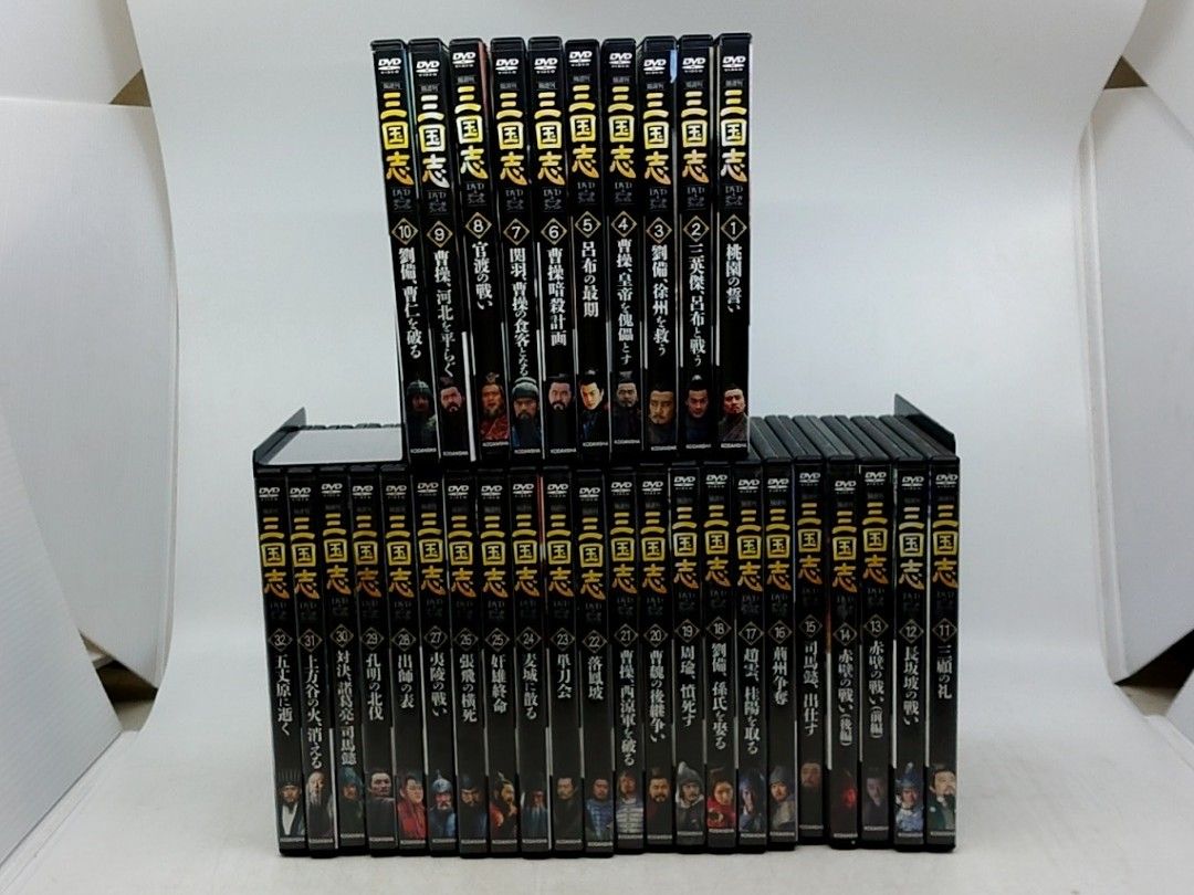 全巻セット】三国志 DVD＆データファイル DVD全32巻 冊子欠品 中国