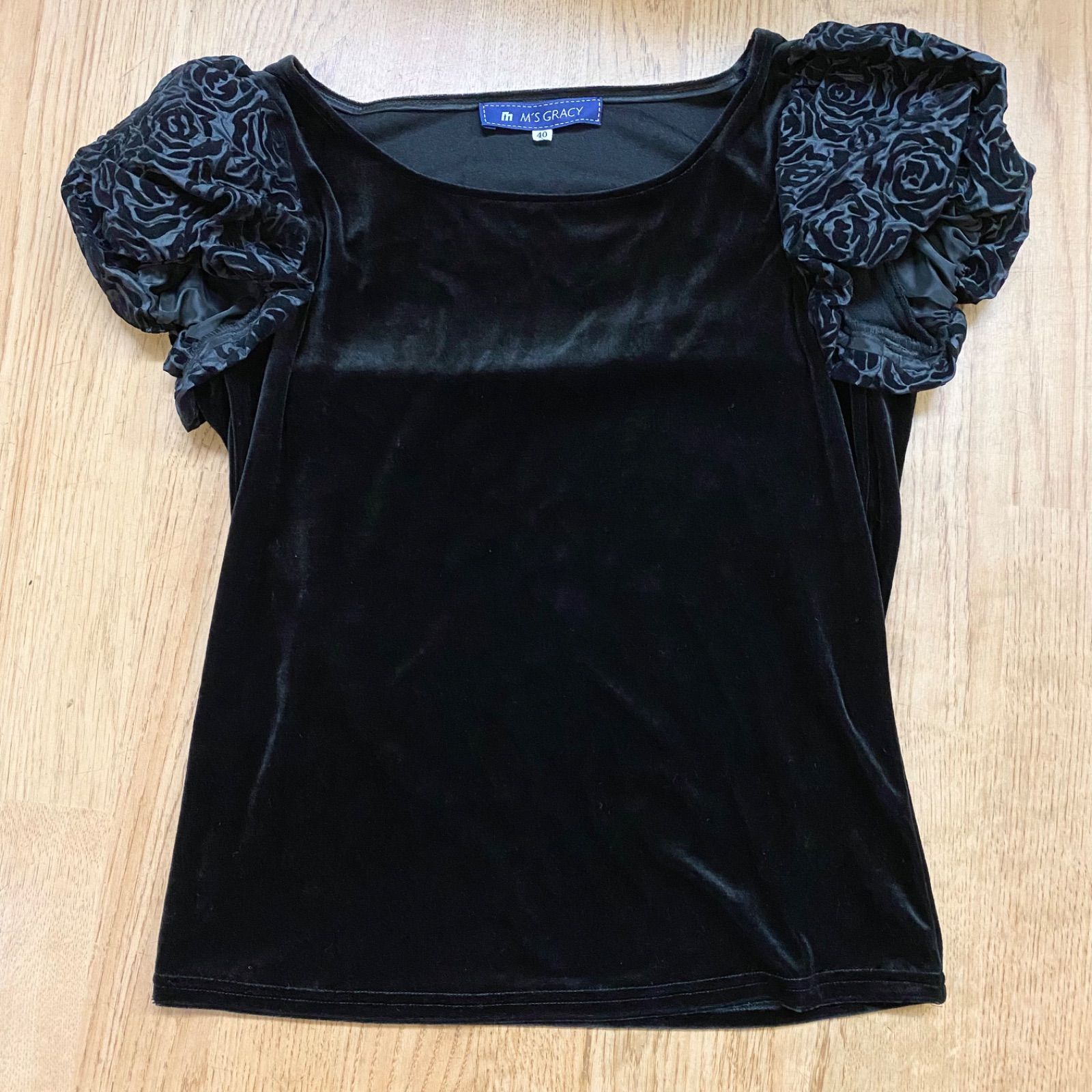 新品タグ付き　エムズグレイシー カットソー　サイズ40 新品 未使用 タグ付き 》 M'S GRACY エムズグレイシー 38 40 M L